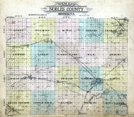 Outline County Map, Nobles County 1914 Ogle